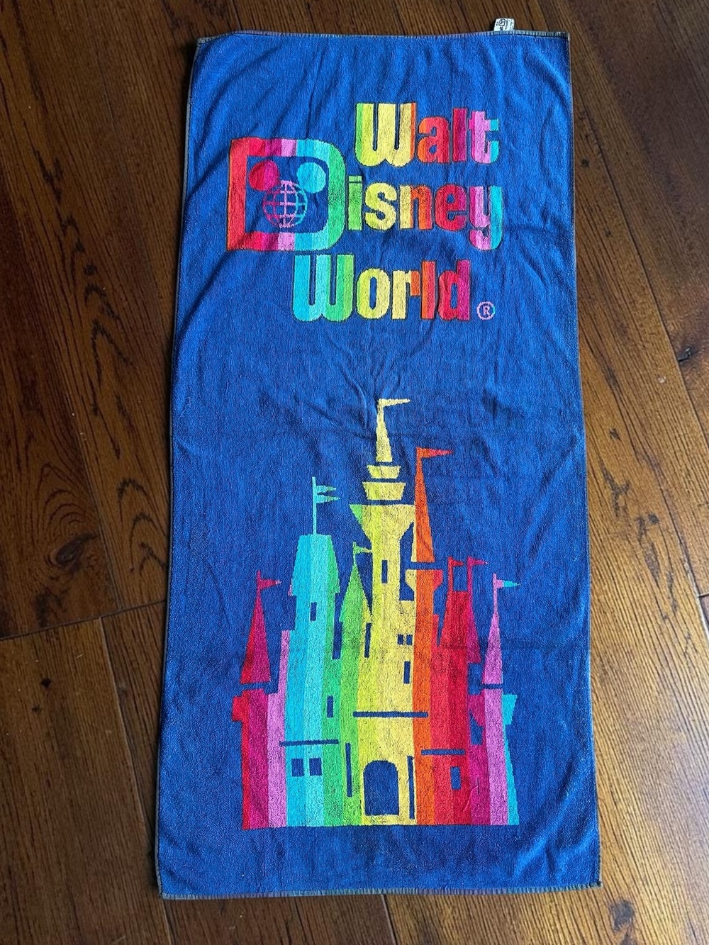 Vintage Walt Disney World Exclusive Beach Pool Towel Retro Disney Parks